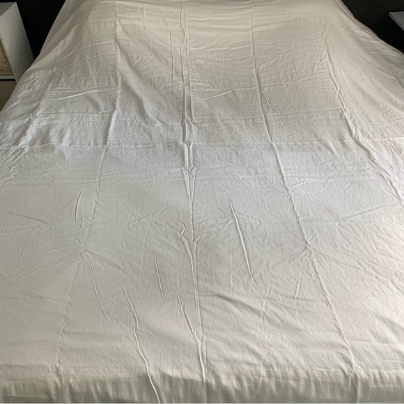 $220 PARACHUTE 100% Cotton KING/CAL Duvet Cover + 2 Pillow Cases Cream - Picture 2 of 16